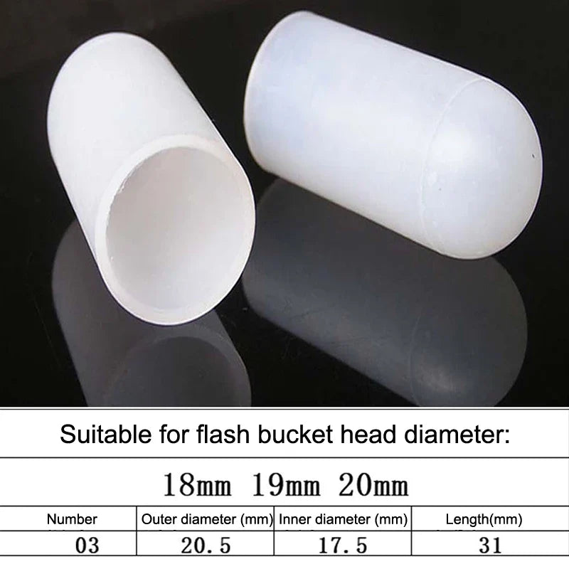 Silicone Elastic Flashlight Lampshade SP31 SP35 IF22A SP36 Flashlight Accessory Qme 18 20mm