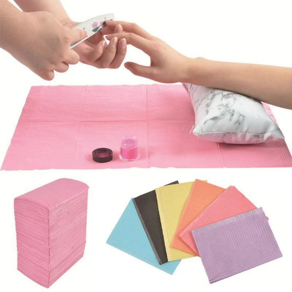 Disposable Eyelash & Tattoo Cleaning Pad Mats – 50 Pack Disposable Cleaning Mat Qme