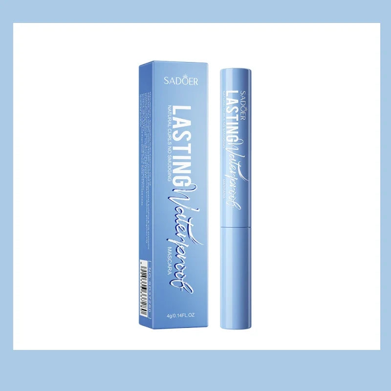 5D Waterproof Lengthening Mascara – Black Silk Fibre Lengthening Mascara Qme 1pc