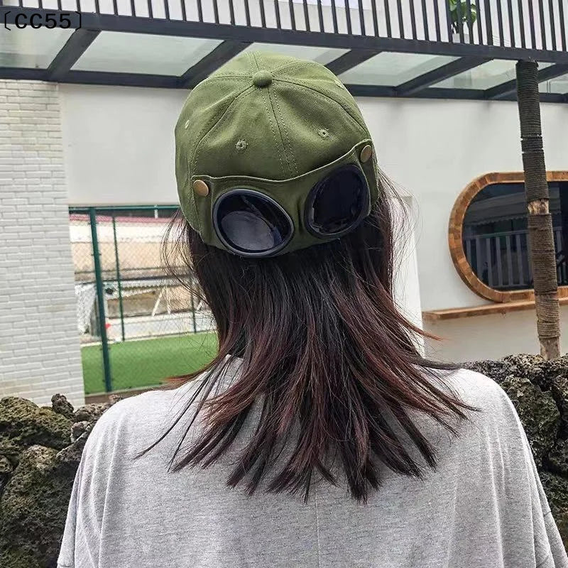 Backwards Glasses Baseball Cap – Unisex Street Style Hat Baseball Cap Qst