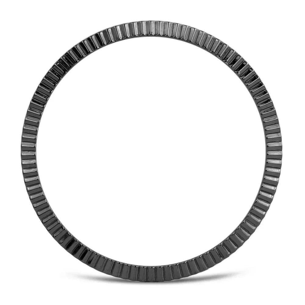 Metal Bezel Ring for Samsung Galaxy Watch 7 6 5 4 Classic Cover Watch Bezel Cover Qme Black Wave Watch4 Classic 42mm