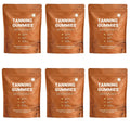 Tanning Gummies – Sunless Bronzing Glow, Vegan, Sugar-Free Tanning Supplement Qst 60 Gummies 6 bags
