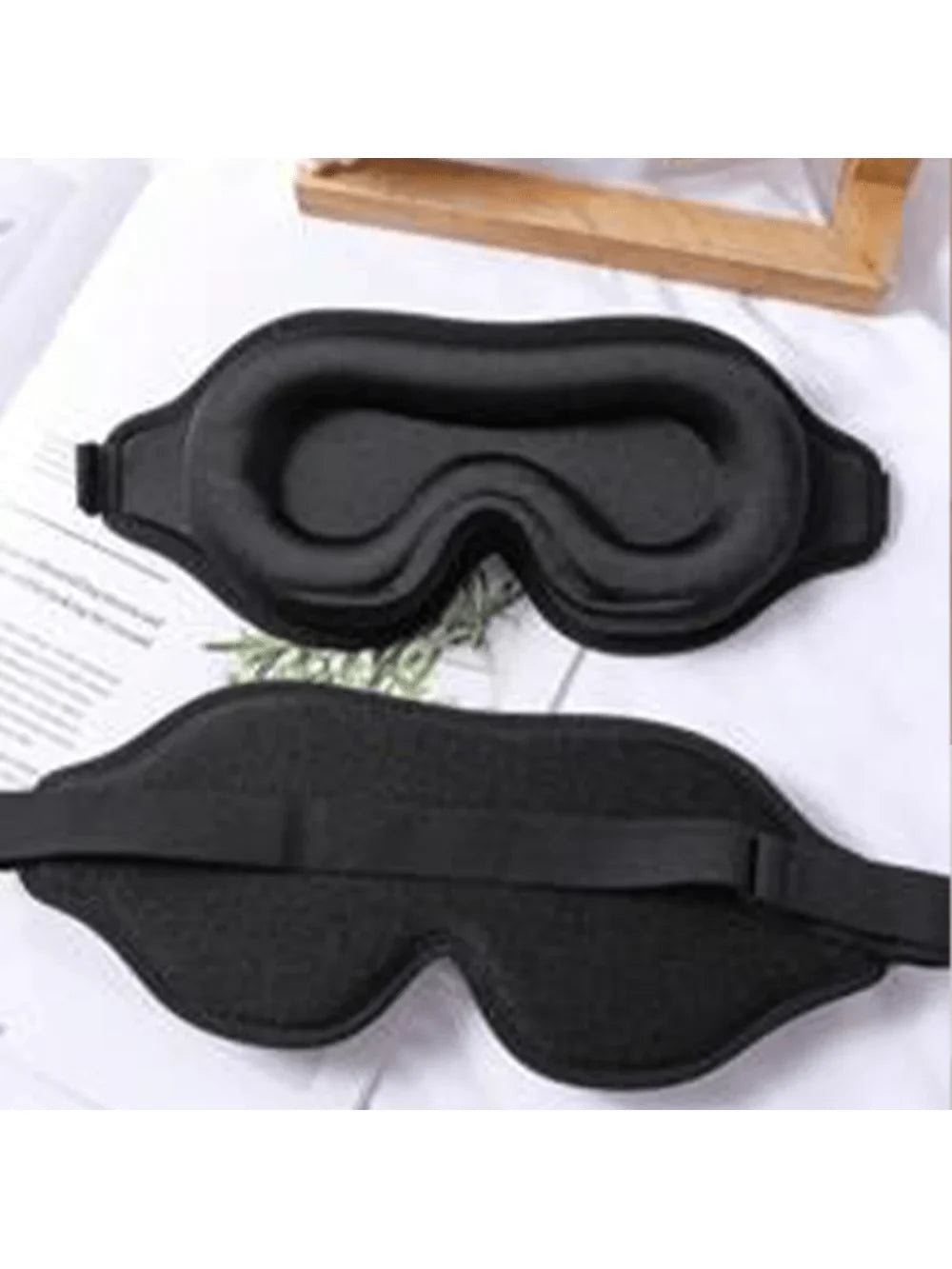 3D Sleep Mask with Ear Plugs – Soft Light-Blocking Eye Mask Sleep Mask Set Qme