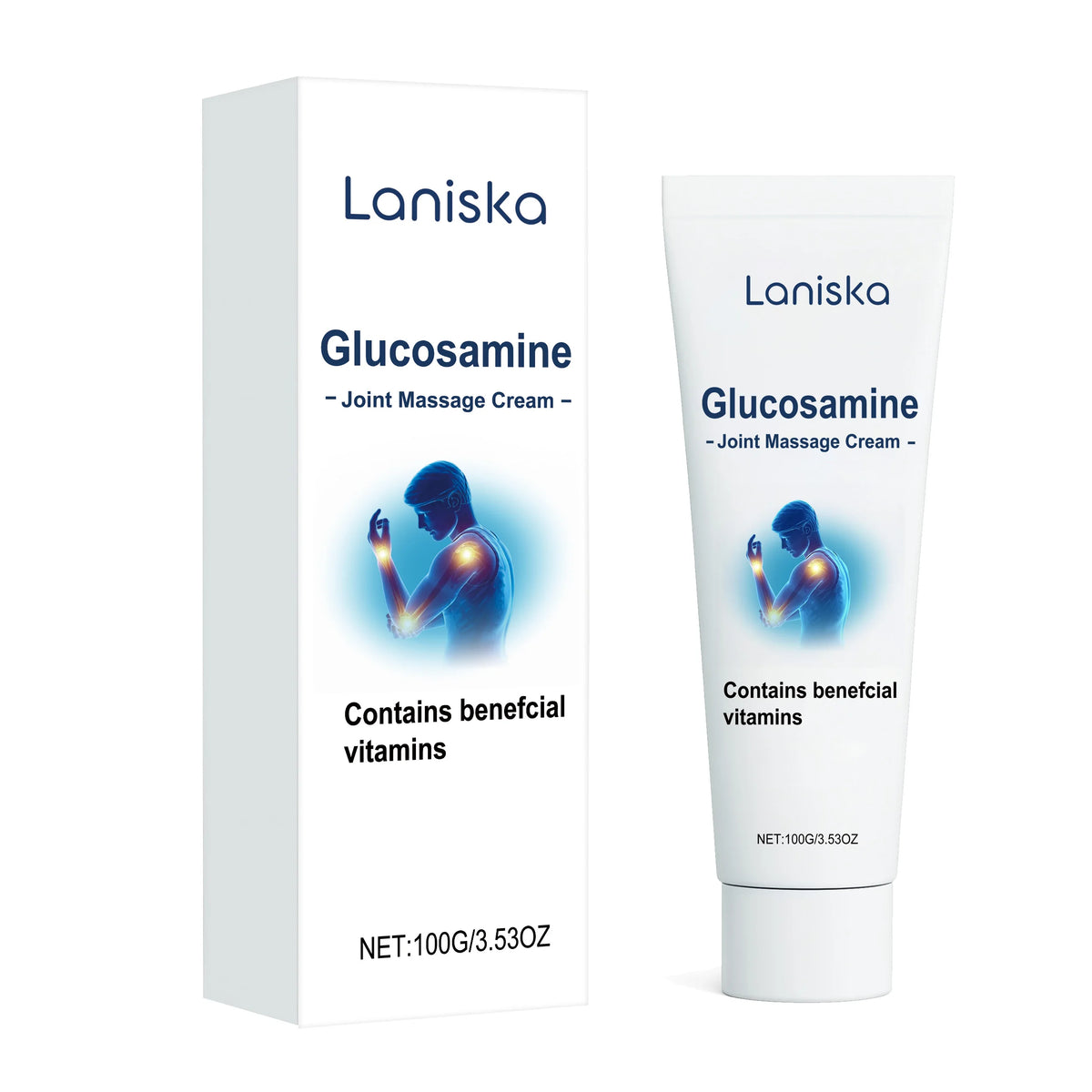 Laniska Joint Care Cream – Soothing Moisturizing Body Cream Body Moisturizer Cream Qst 100g boxed