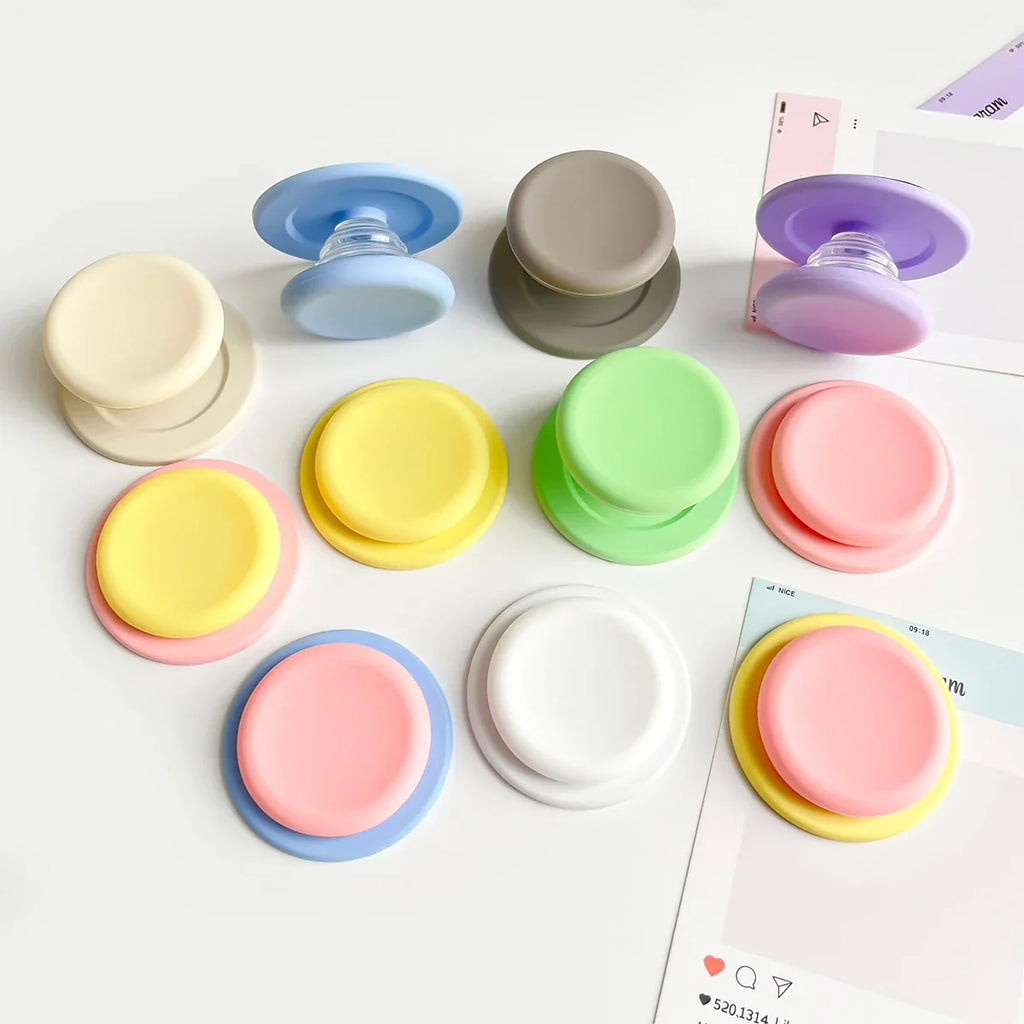 Macaron Silicone Magnetic Air Cushion Stand | Adhesive Backing Phone Stand Qme