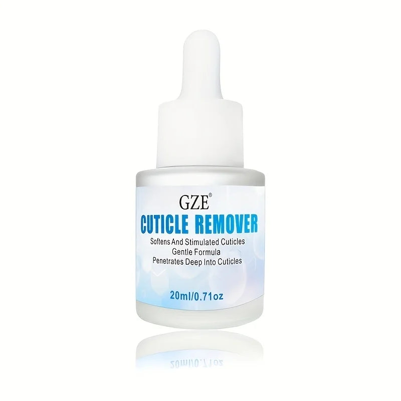 GZE Cuticle Remover Gel & Pusher – Salon-Quality Nail Care Cuticle Care Kit Qme GZE065