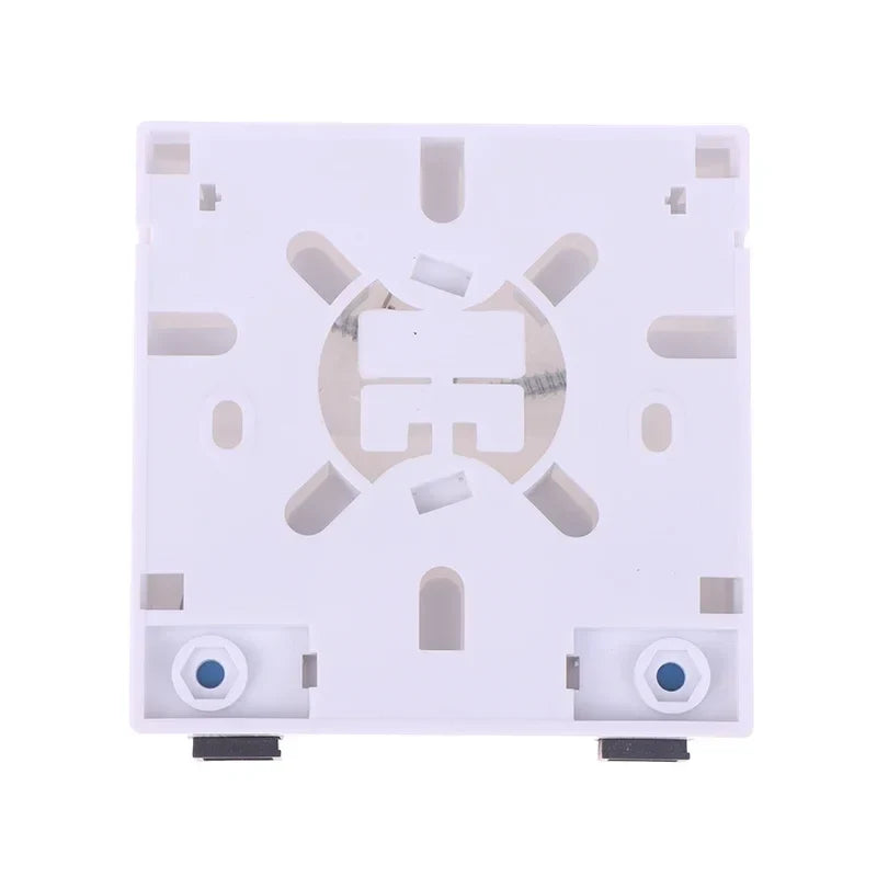 2-Port Fiber Optic Junction Box 86-Type ABS White Terminal Fiber Optic Terminal Box Qme
