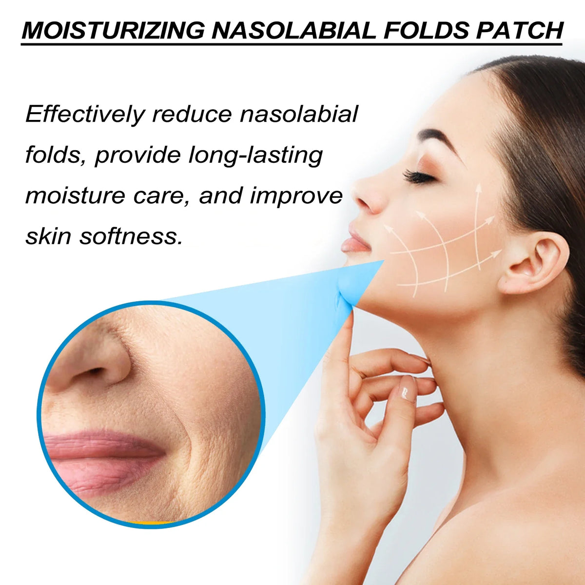 Nasolabial Fold Gel Patches – Hydrating, Firming & Smoothing Facial Gel Patch Qme