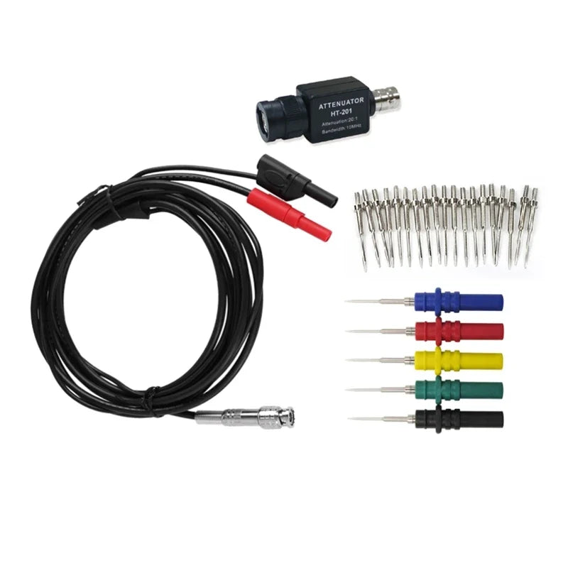 Oscilloscope Auto Test Leads & Acupuncture Probe Set HT30A HT307 Oscilloscope Accessory Set Qme As Shown