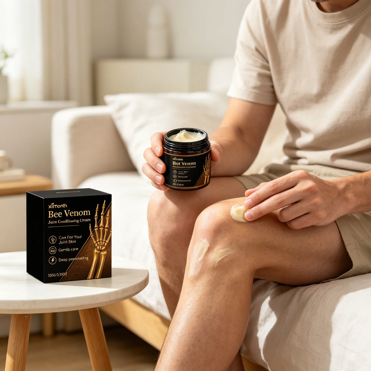 Ximonth Bee Venom Joint Care Cream | Daily Moisturizer Body Moisturizing Cream Qst