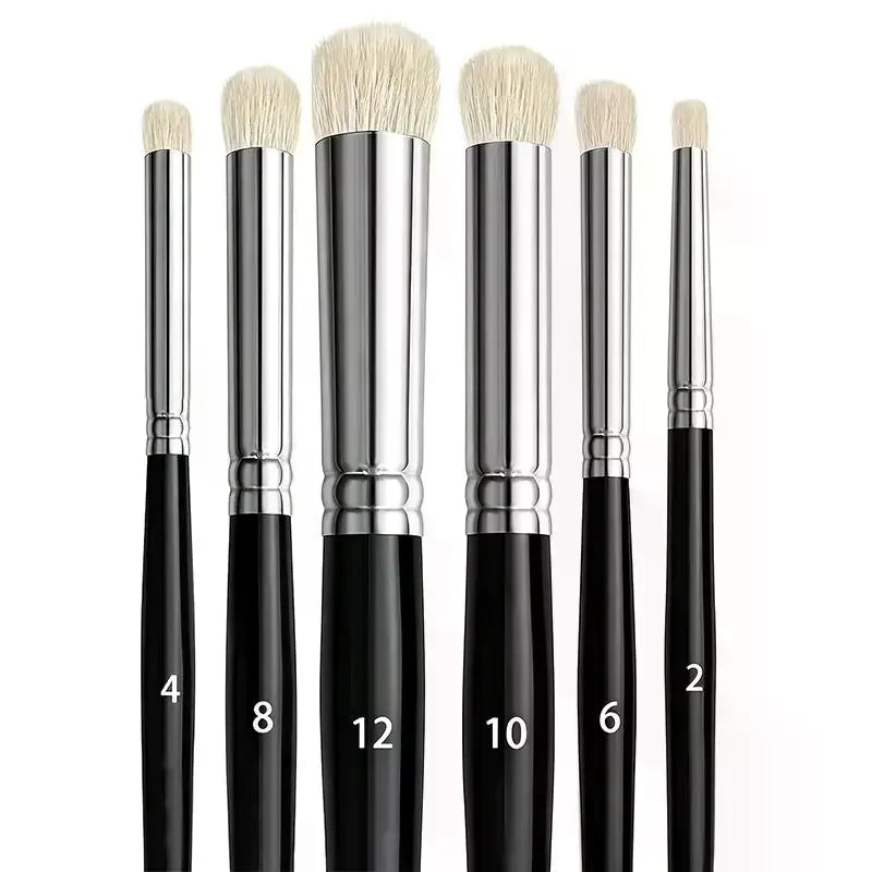 Miniature Dry Brush Set – Model & Figurine Painting 3/4/6pc Miniature Paint Brushes Qme