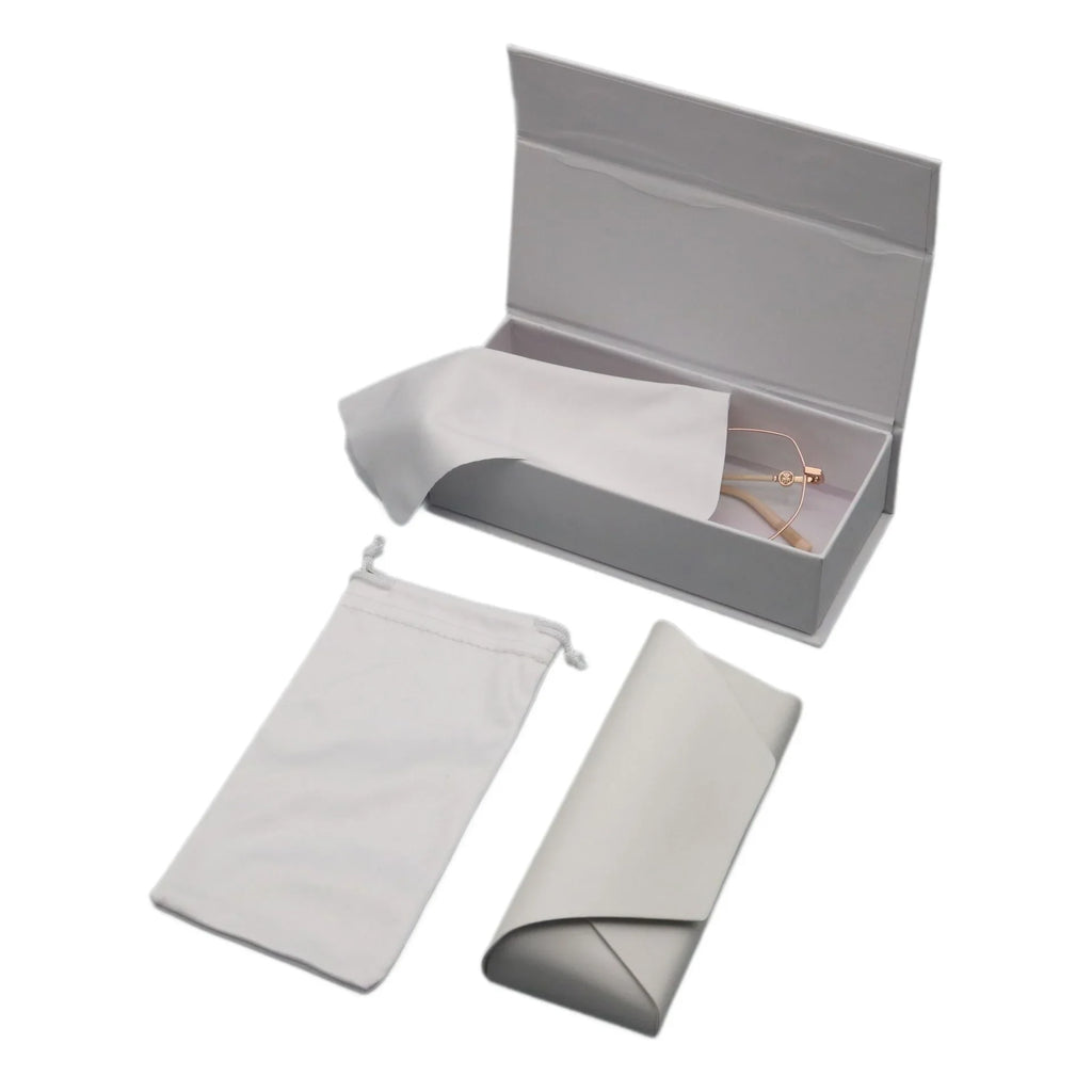 Handmade Faux Leather Eyeglass Case – Large Capacity Eyeglass Case Qme