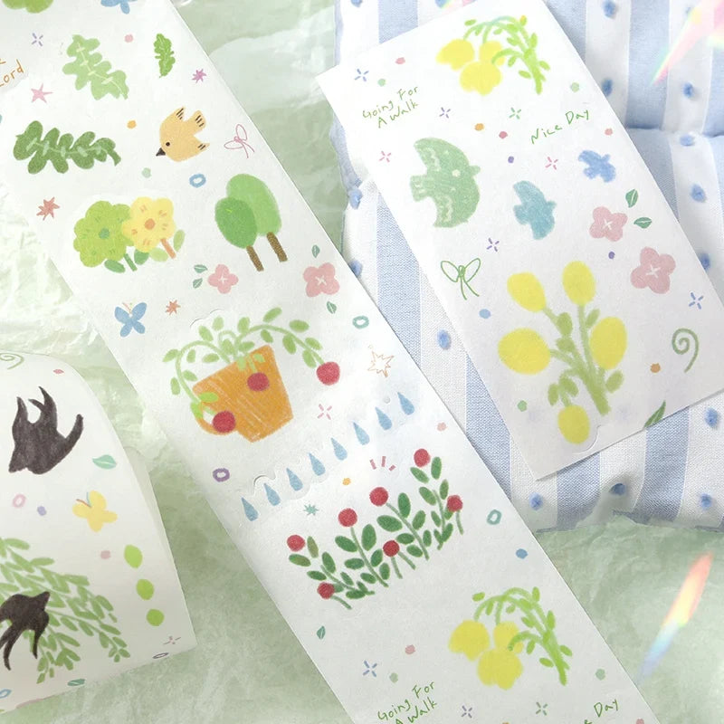Fruit Dream Washi Tape 50mm×3m – Junk Journal & Scrapbook Decorative Washi Tape Qme