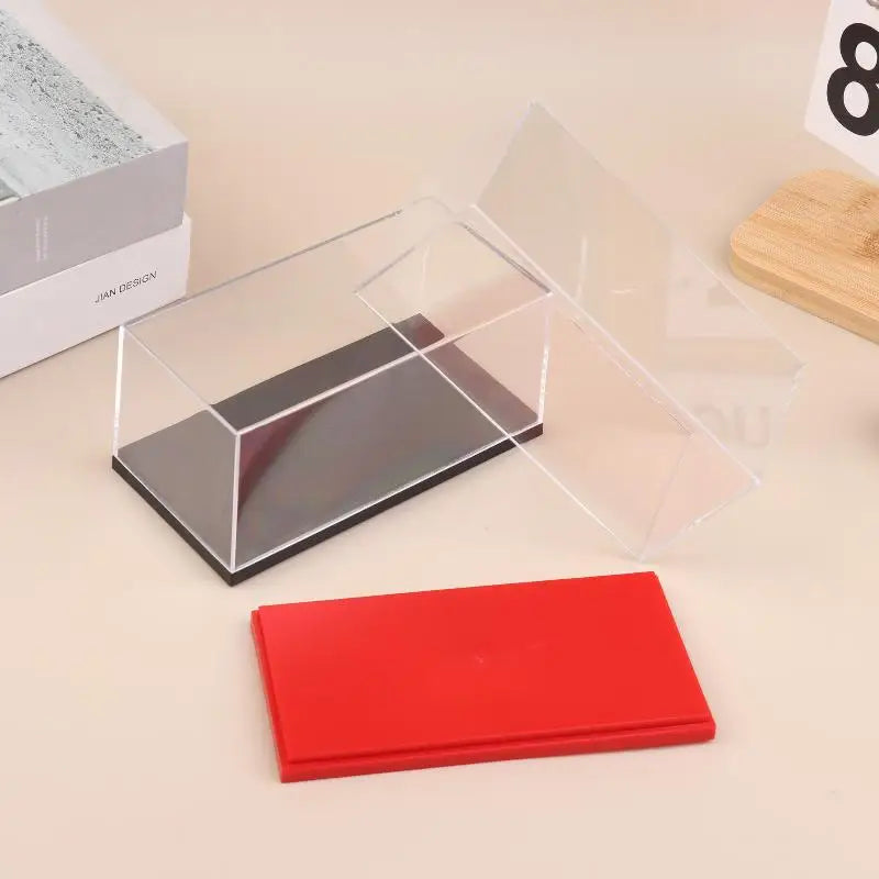 DIY Transparent Acrylic Display Box – Dustproof Toy & Model Storage Acrylic Display Case Qme