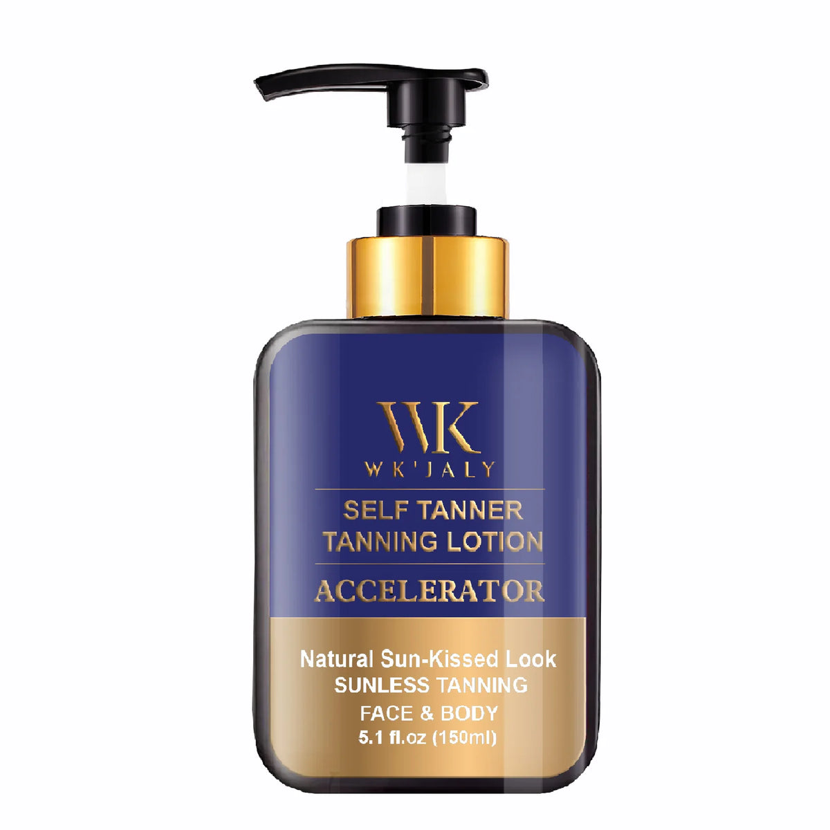 WK'JALY Self Tanner Lotion – Streak-Free Sunless Tan, 150ml Self Tanner Lotion Qst Pack of 1 Germany