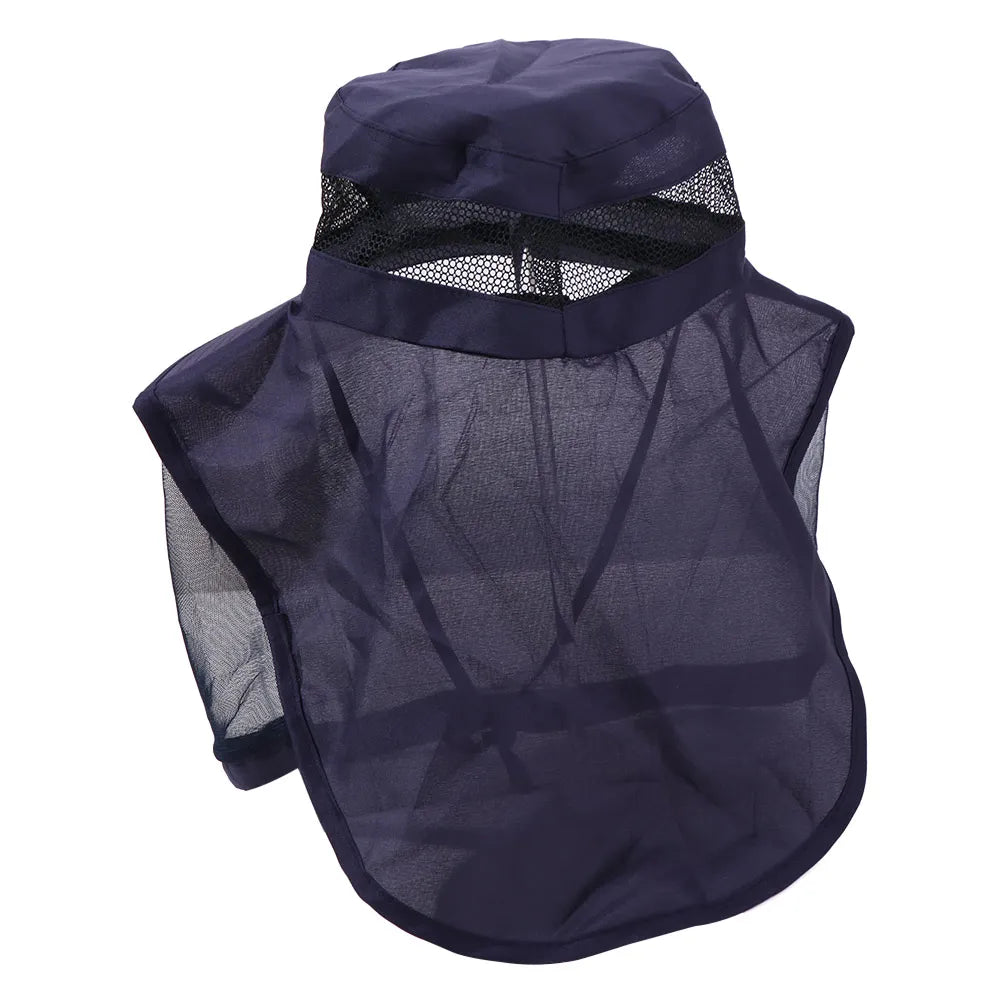 Foldable Wide Brim Insect Net Hat – Mosquito & Bug Cover Insect Net Hat Qme