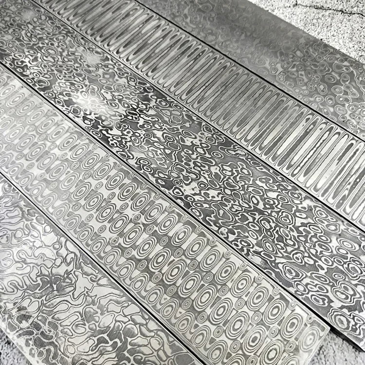 VG10 Damascus Steel Knife Blank – DIY Forged Steel Strip Knife Making Blank Qst