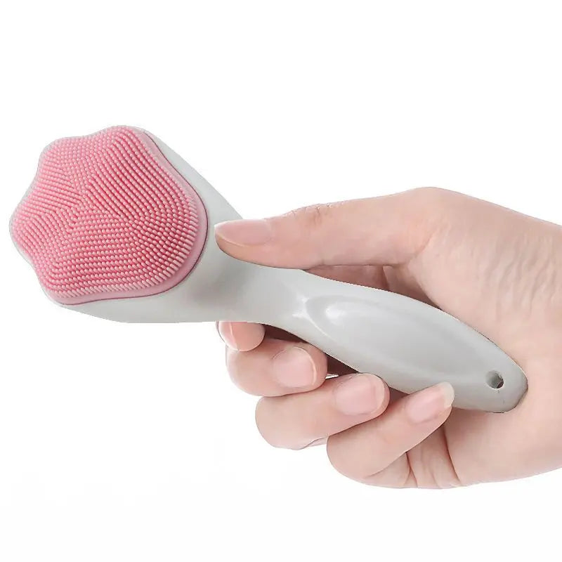 Soft Silicone Facial Cleansing Brush – Manual Deep Pore Cleanser Facial Cleansing Brush Qst