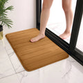 60x40cm Soft Anti-Slip Bathroom Mat – Quick Dry Bath Rug Bath Mat Qst Khaki