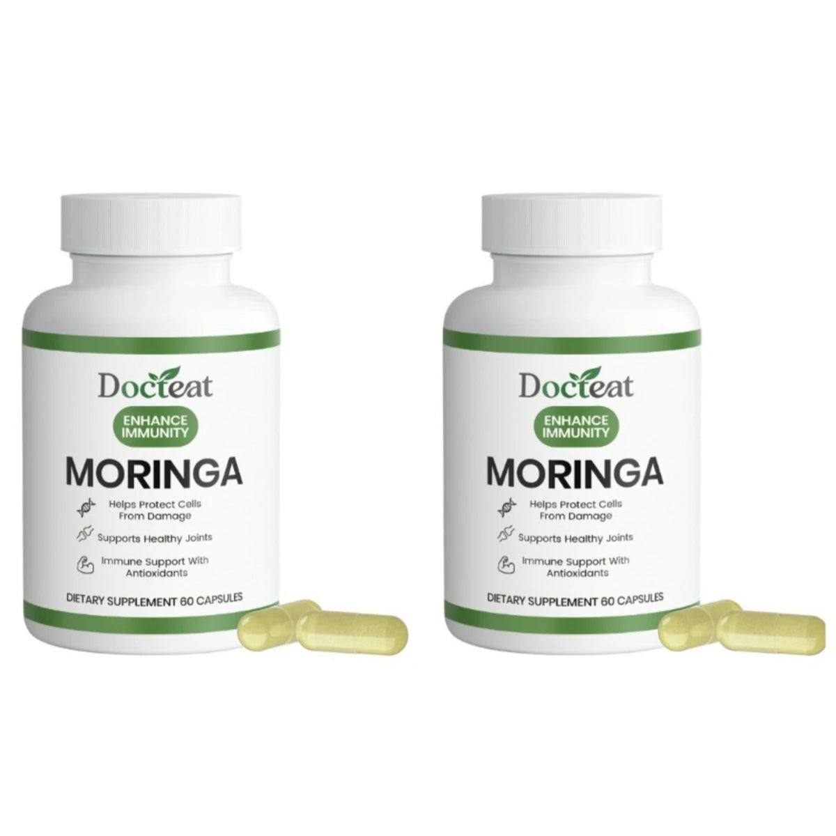 Moringa Joint Capsules – Turmeric, Zinc & Magnesium | 60ct Joint Support Supplement Qst 120 Count(Pack of 2)