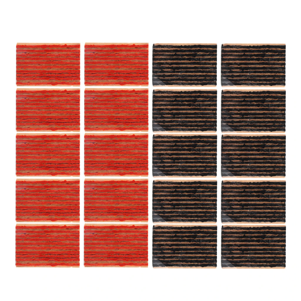 100pc Tubeless Tire Repair Plugs 100x3mm – No-Glue Rubber Strips Tire Repair Plugs Qst