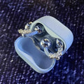Little Star Rhinestone Earphone Clip Bluetooth Headset Holder Earphone Clip Holder Qme Default Title