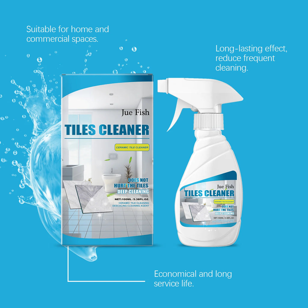 100ml Marble & Tile Cleaner Spray – Streak-Free, No Residue Tile Cleaner Spray Qst