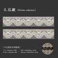 Romantic Lace PET Decorative Tape – DIY Scrapbooking Craft Decorative Craft Tape Qme 2