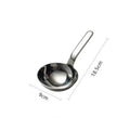 Stainless Steel Deep Soup Ladle – Large Short Handle Spoon Soup Ladle Qme ONESIZE