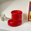 Red Boots Christmas Desk Organizer & Pen Holder Desk Organizer Qme A1