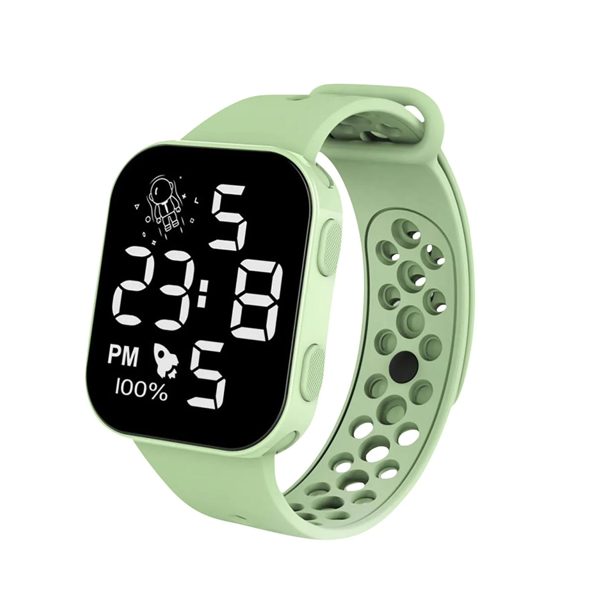 Kids LED Digital Watch | Silicone Strap, 8 Colors Kids Digital Watch Qme