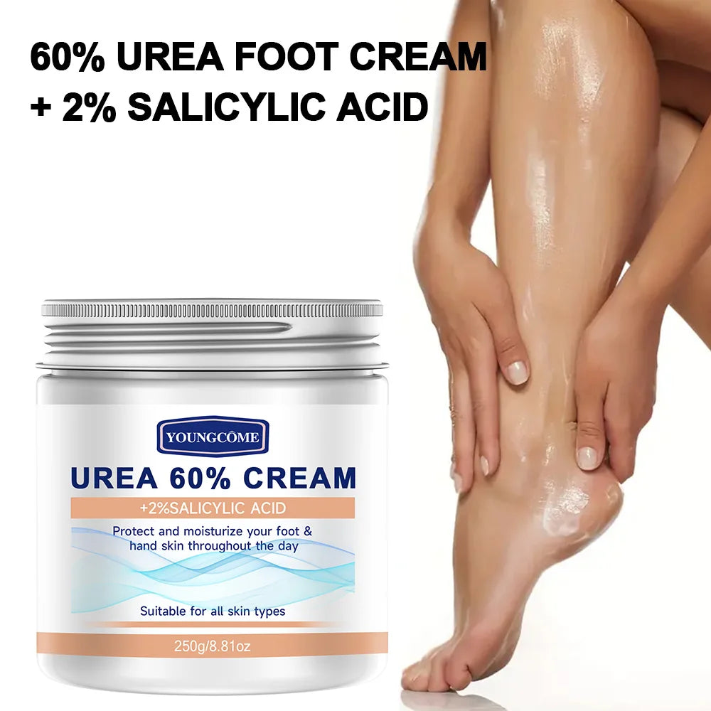 YOUNGCOME 60% Urea + 2% Salicylic Acid Foot Cream 2-Pack Foot Cream Qst