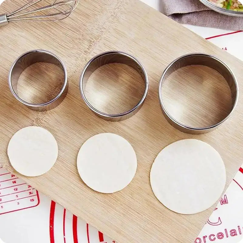 Stainless Steel Cookie & Pastry Cutter Set – DIY Baking Mold Pastry Cutter Set Qme