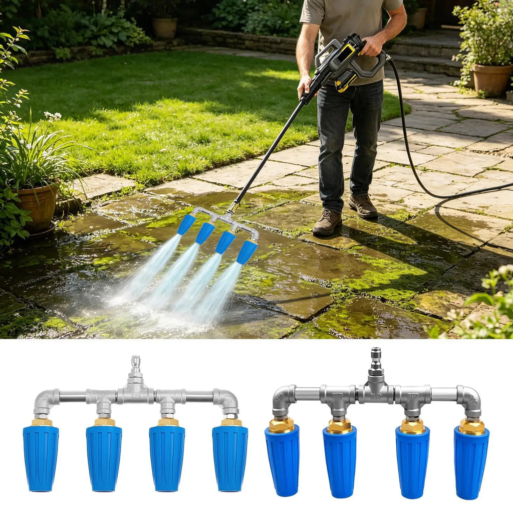 Ergonomic Stainless Steel Quick-Connect Pressure Hose Nozzle Pressure Hose Nozzle Qme