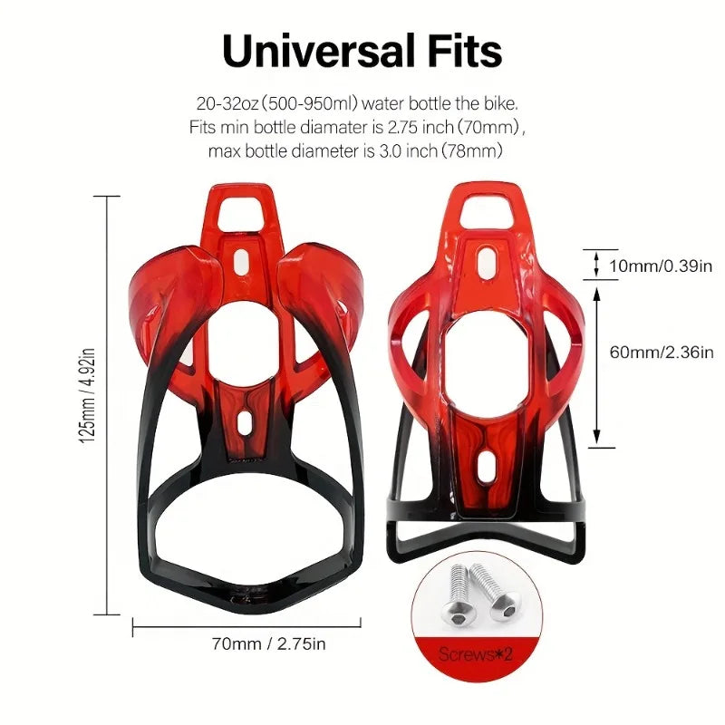 Ultralight Plastic Bike Water Bottle Cage | Road & MTB Bike Bottle Cage Qme