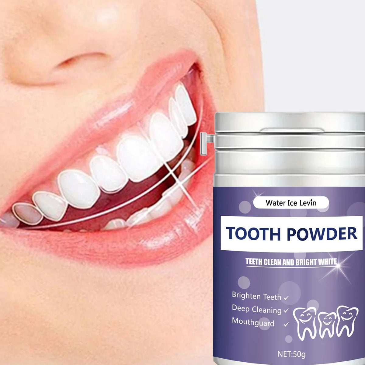 Pearl Tooth Powder – Whitening & Fresh Breath Oral Care Tooth Powder Qme