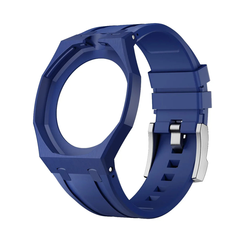 Swatch X AP Royal Pop Watch Strap & Case – Ceramic Band Watch Strap & Case Qme 1.Navy Blue 12.0