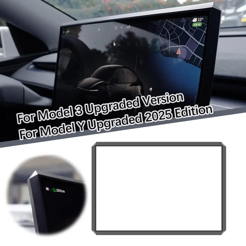 Tesla Model Y Juniper 2026 16" Screen TPU Protector Frame Edge Car Screen Protector Qme