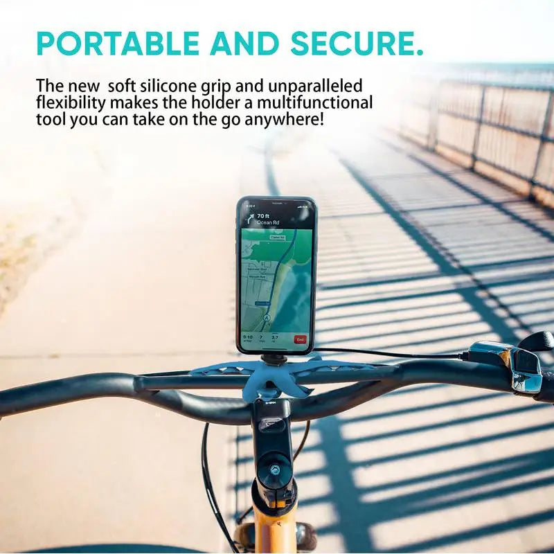 Octopus Flexible Phone & Camera Holder – Bendable Suction Mount Flexible Phone Stand Qst