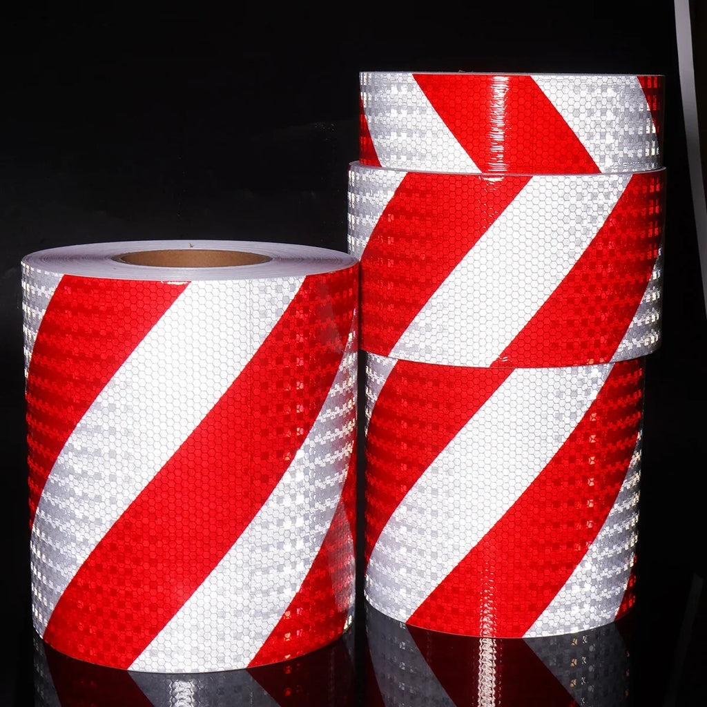 Reflective Safety Warning Tape – Self-Adhesive PVC Twill Reflective Safety Tape Qme