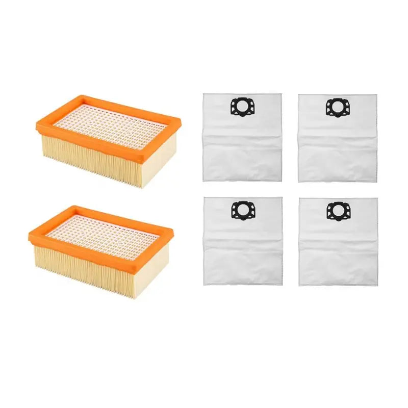 Karcher WD4 WD5 WD6 MV4 MV5 MV6 HEPA Filters & Dust Bags Kit Vacuum Cleaner Filters Qst As Shown