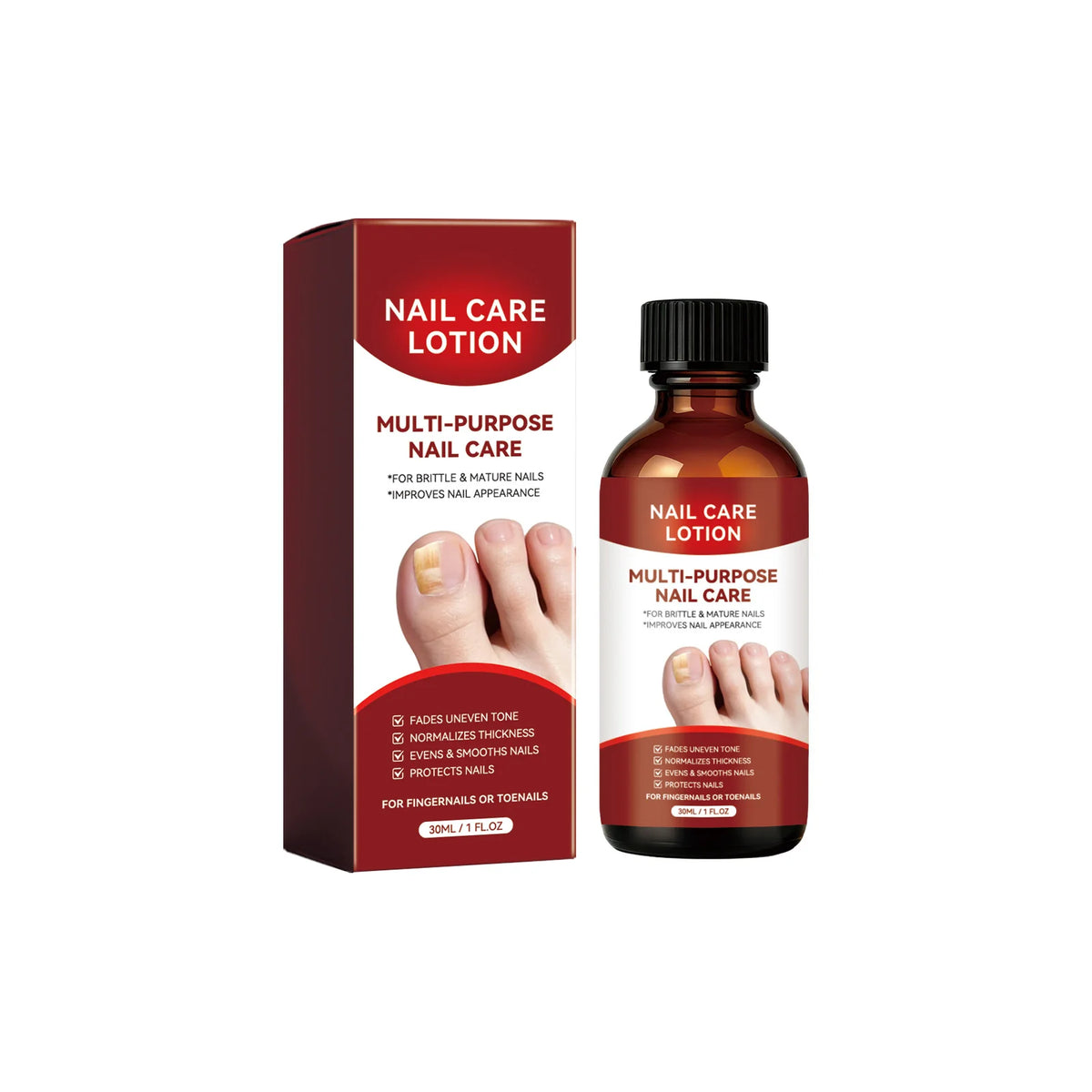 Nail Renewal Serum – Restores Discolored & Damaged Nails 30ml Nail Care Serum Qst 30ml boxed