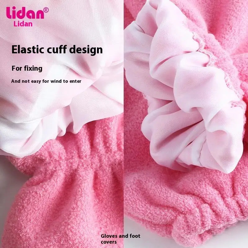 Women's Flannel Nail Care Gloves – Elastic Opening, 6 Colors Nail Care Gloves Qme