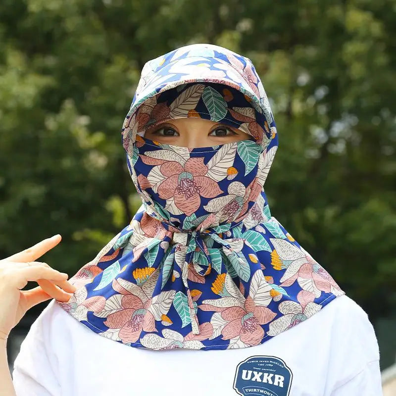 Women's UV Protection Sun Hat – Full Face & Neck Coverage Sun Protection Hat Qst A10