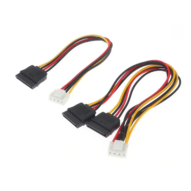 4-Pin to SATA Power Cable for CCTV IP Camera & DVR HDD SATA Power Cable Qme