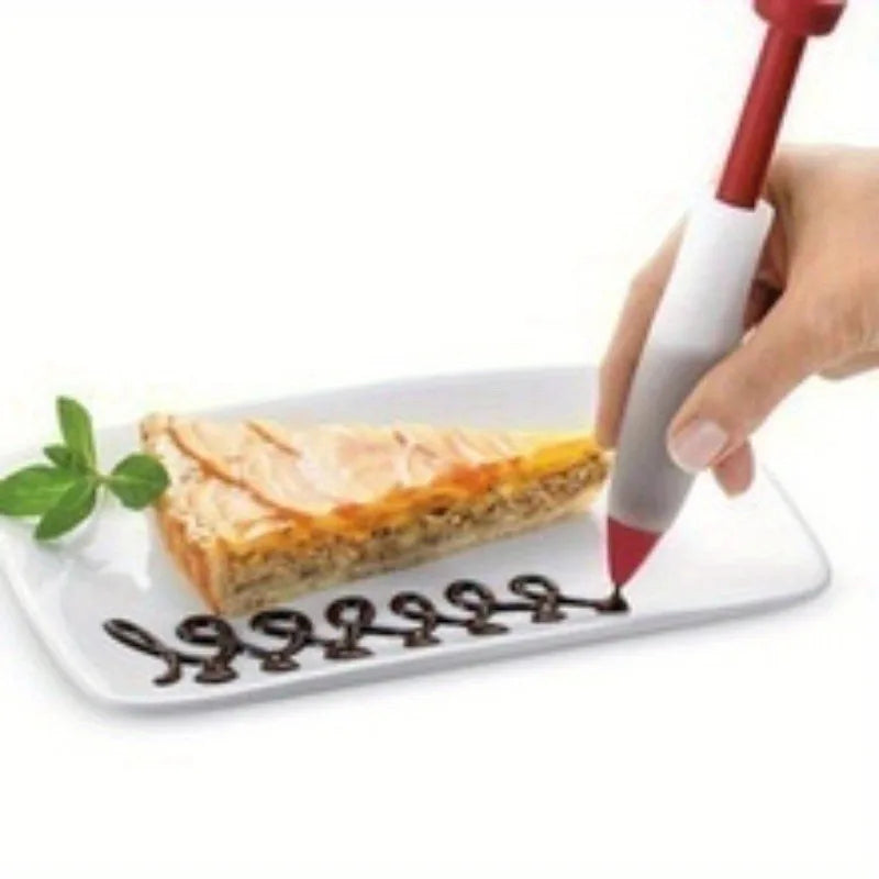 Silicone Food Writing Pen – Chocolate & Cake Decorating Tool Cake Decorating Pen Qme
