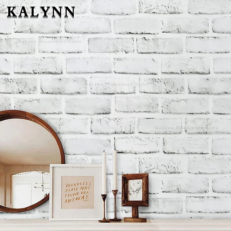Brick Peel & Stick Wallpaper | Self-Adhesive Vinyl Contact Paper Peel & Stick Wallpaper Qme