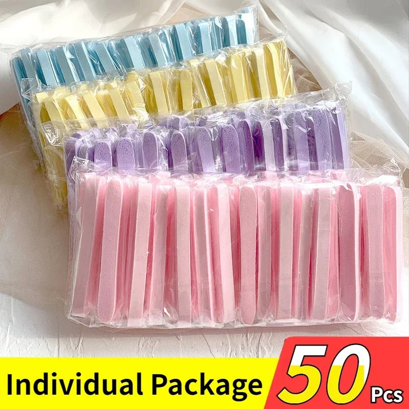 12 Compressed Face Wash Sponges – Disposable Cleansing Puffs Facial Cleansing Sponge Qme