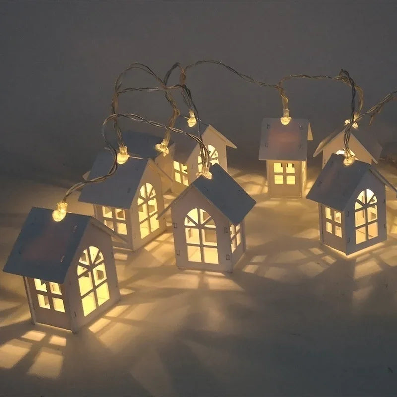 10 LED Christmas Tree House Fairy Light String 1.5M Décor LED Fairy String Lights Qme