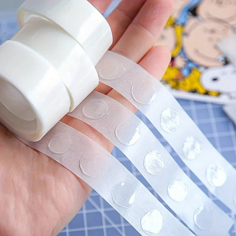 3-Roll Transparent Double-Sided Dot Tape – Scrapbook & Crafts Craft Adhesive Tape Qme
